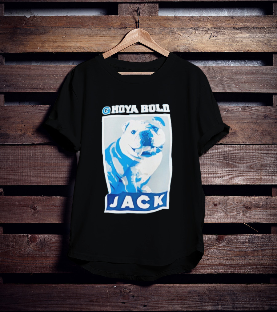 Georgetown Hoyas Hoya Bold Jack Bulldog Basketball T-Shirt