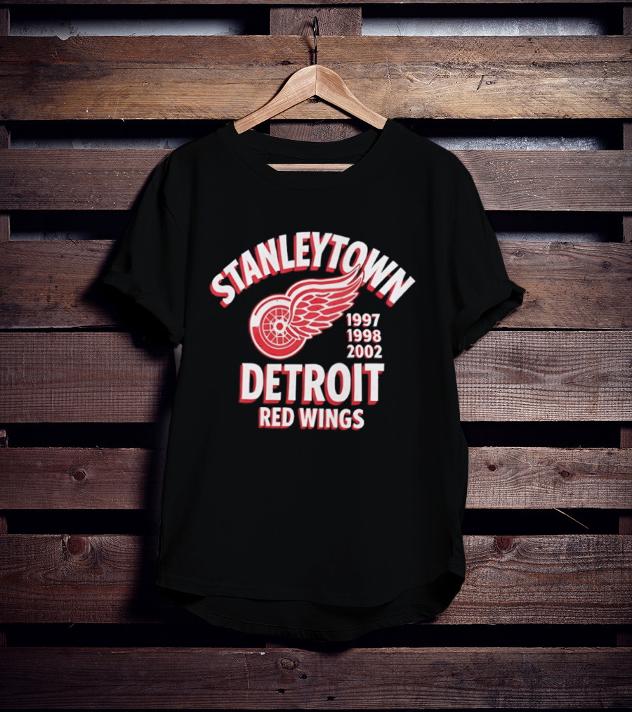 Stanleytown Detroit Red Wings 1997 1998 2002 T-Shirt