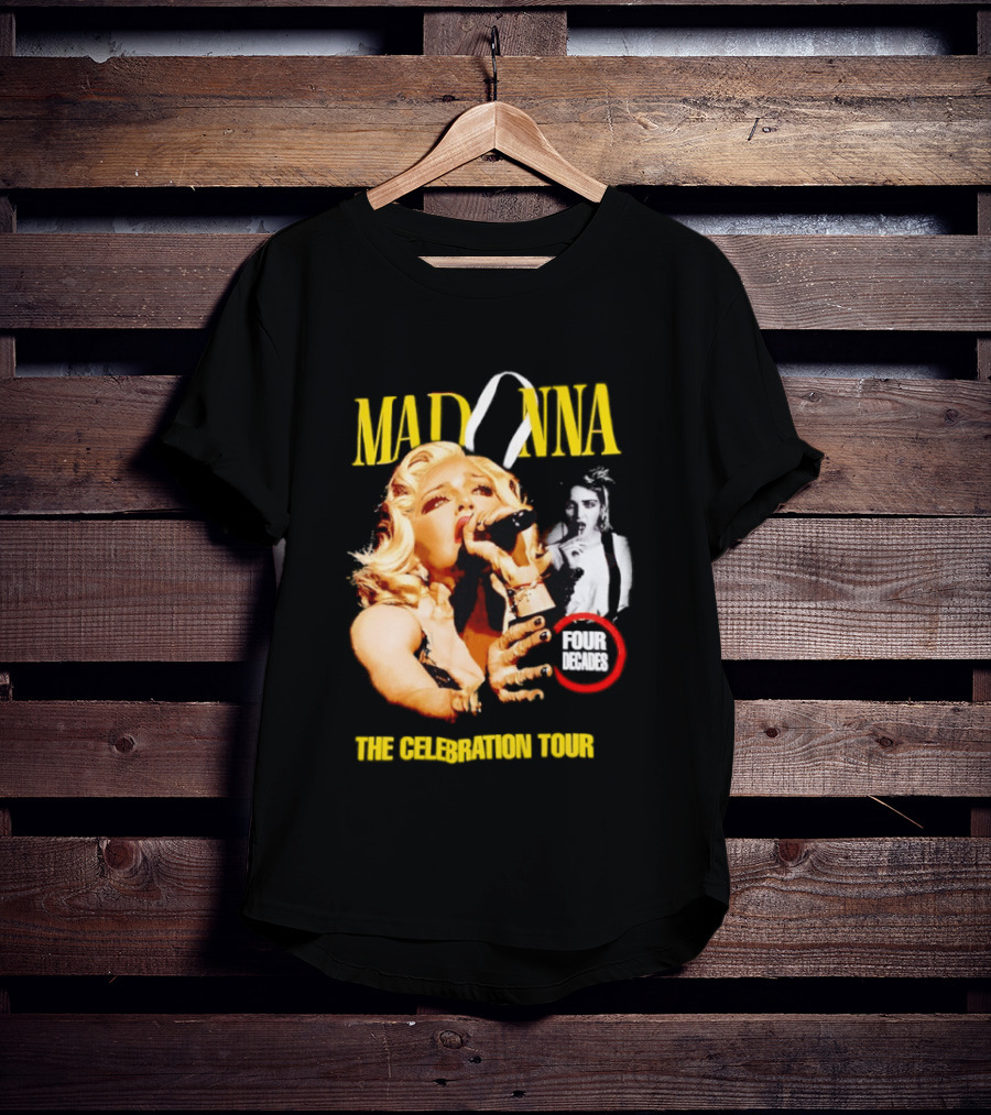 Madonna Four Decades The Celebration Tour Blonde Ambition T-Shirt