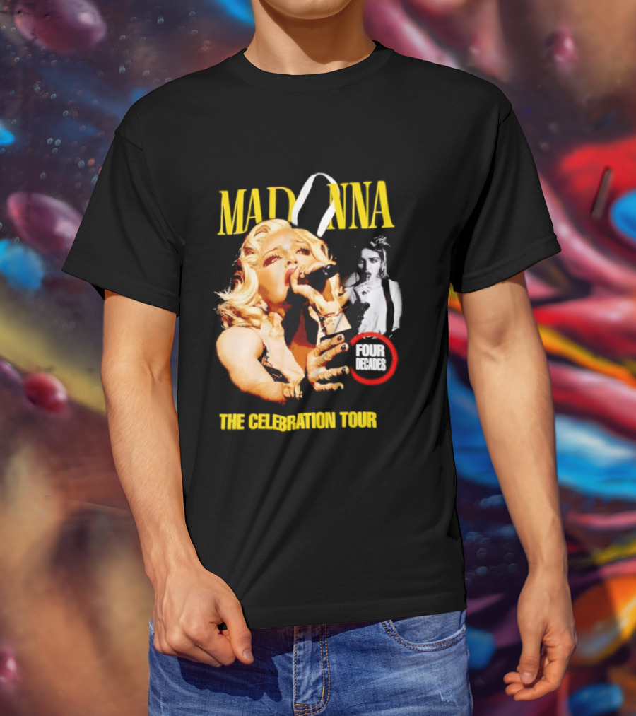 Madonna Four Decades The Celebration Tour Blonde Ambition T-Shirt