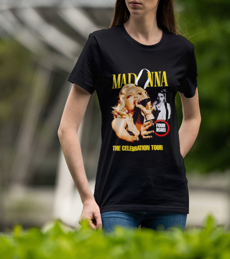 Madonna Four Decades The Celebration Tour Blonde Ambition T-Shirt