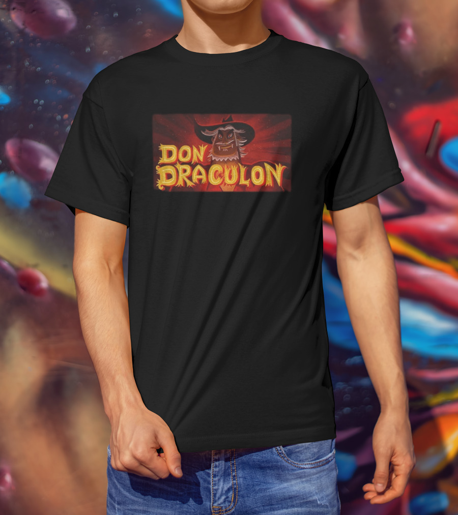 Don Draculon El Guapo Vs The Narco Vampires Retro Horror T-Shirt