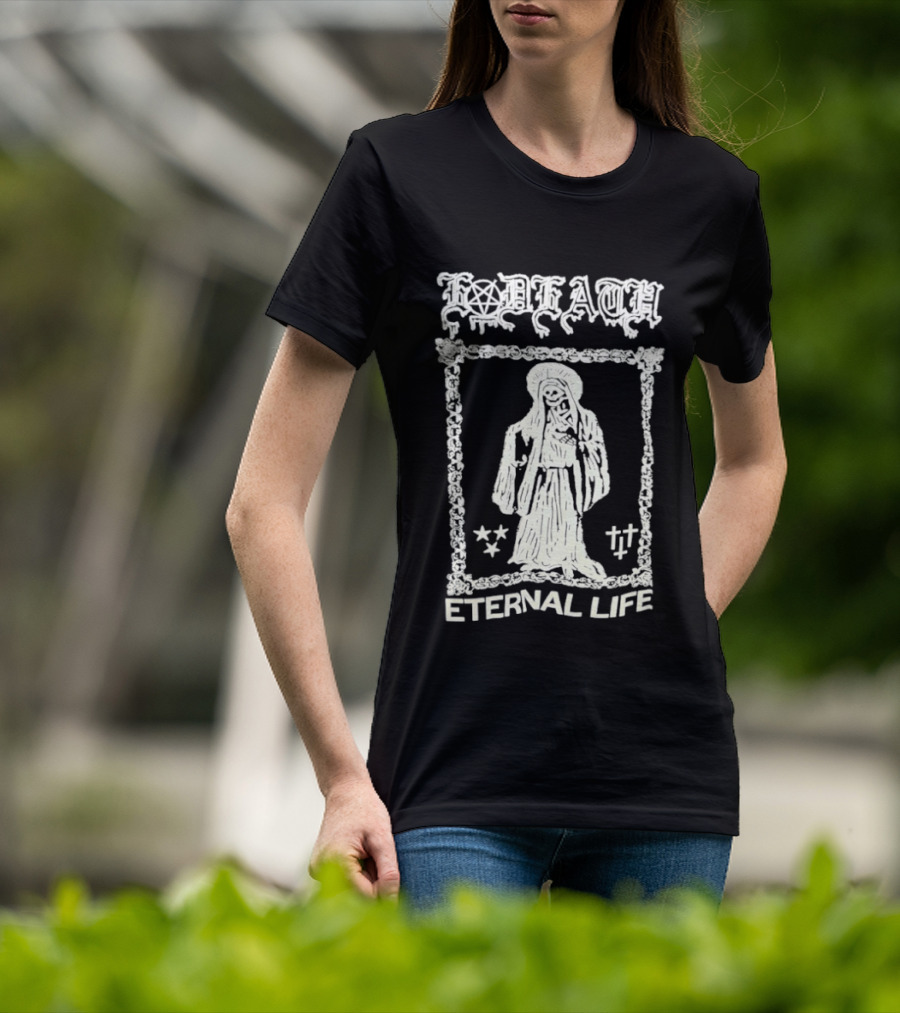 Sacred Death Skeleton Eternal Life T-Shirt