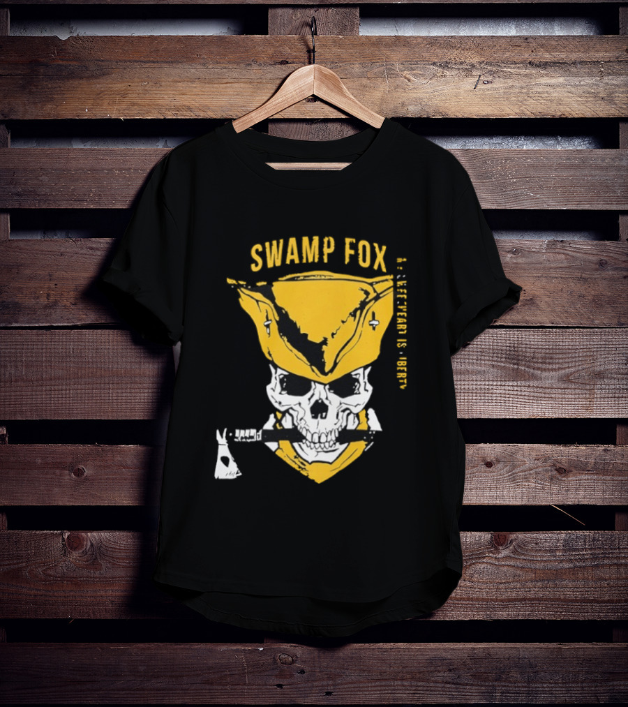SWAMP FOX Skull My Sweetheart Is Liberty T-Shirt