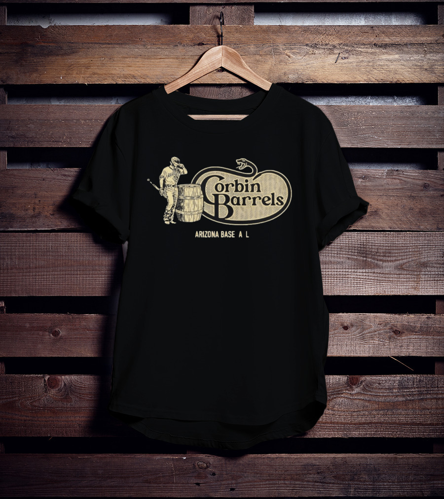 Corbin Barrels Arizona Baseball Player And Snake T-Shirt