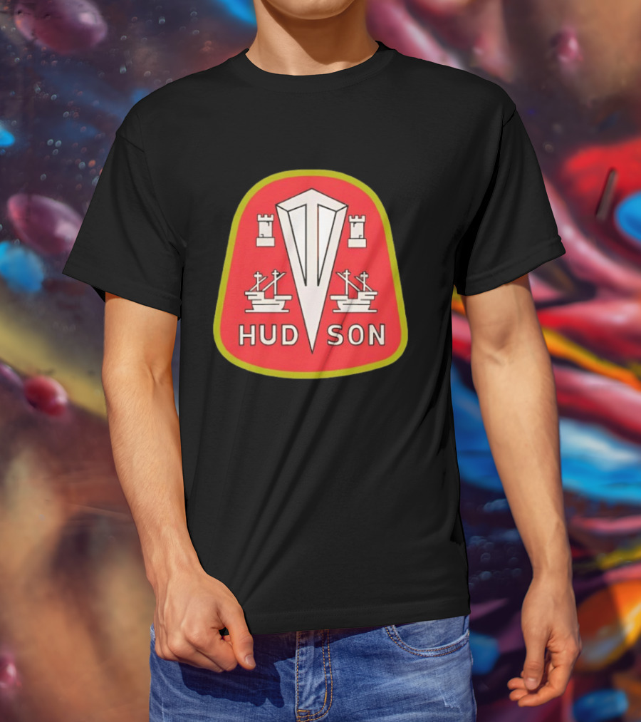 Hudson Motor Car Company Emblem With Ships And Castles T-Shirt
