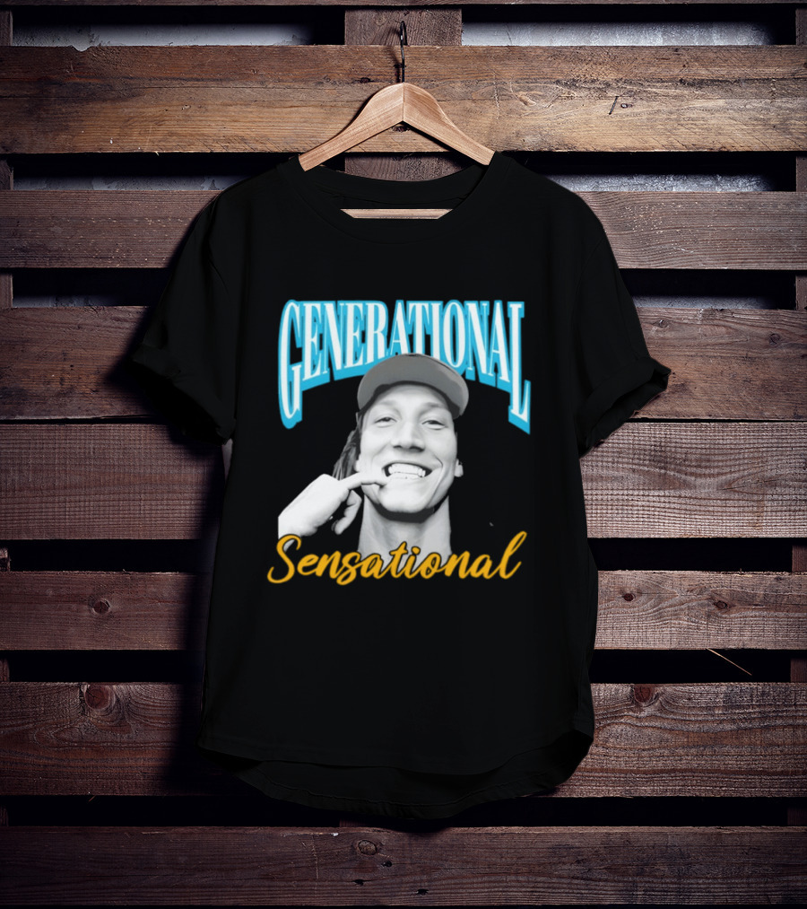 Generational Sensational Trevor Lawrence Jacksonville Jaguars T-Shirt