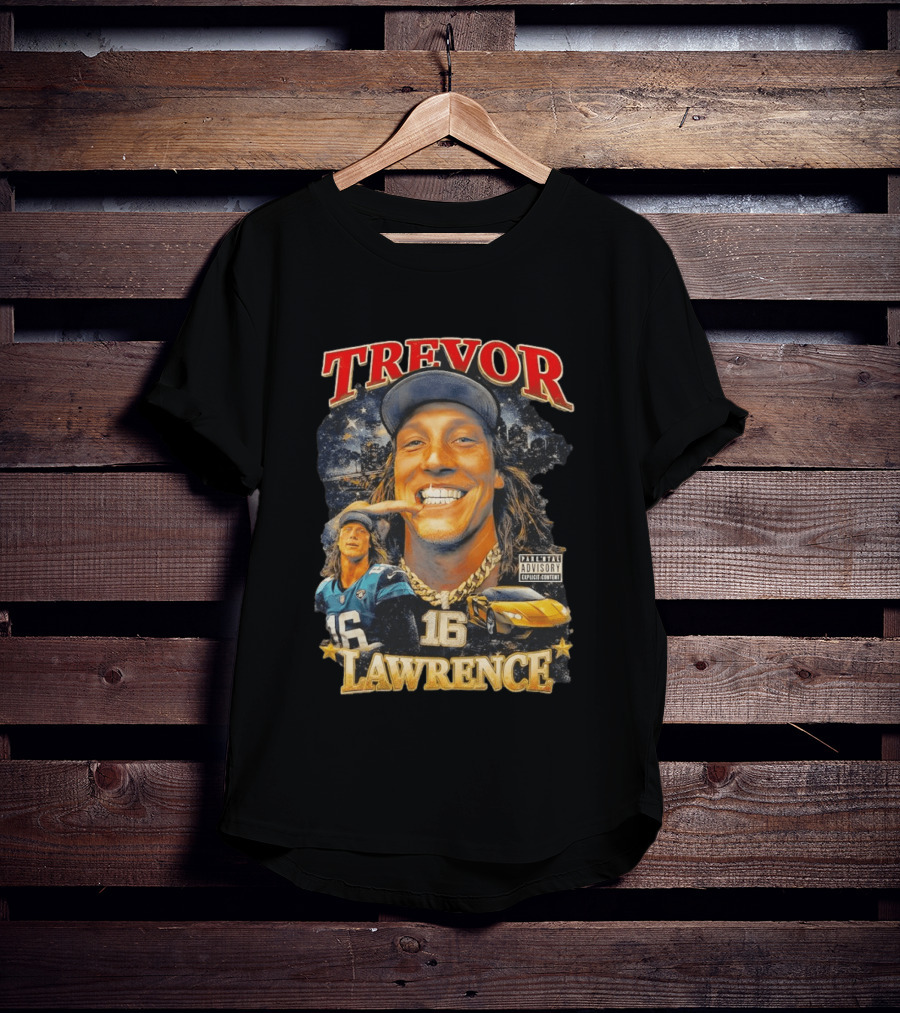 Trevor Lawrence Grillz 16 Duuval Jacksonville Jaguars NFL T-Shirt