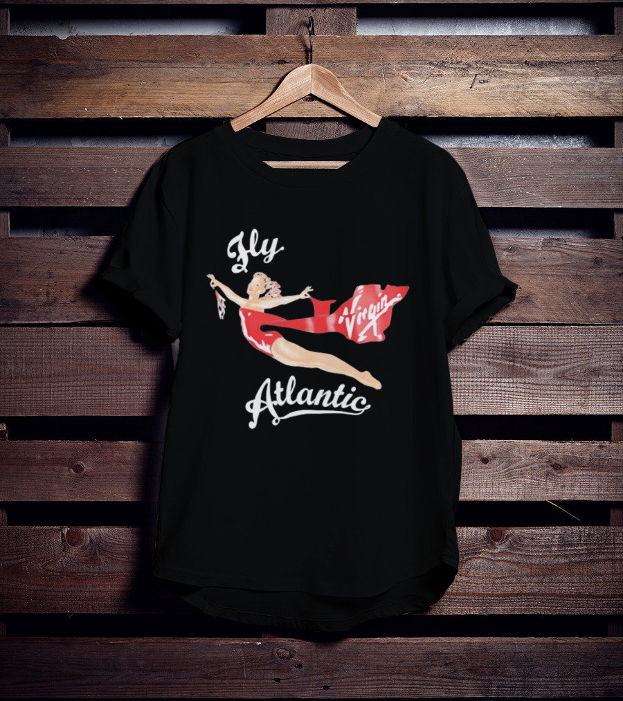Fly Virgin Atlantic Pin Up T-Shirt