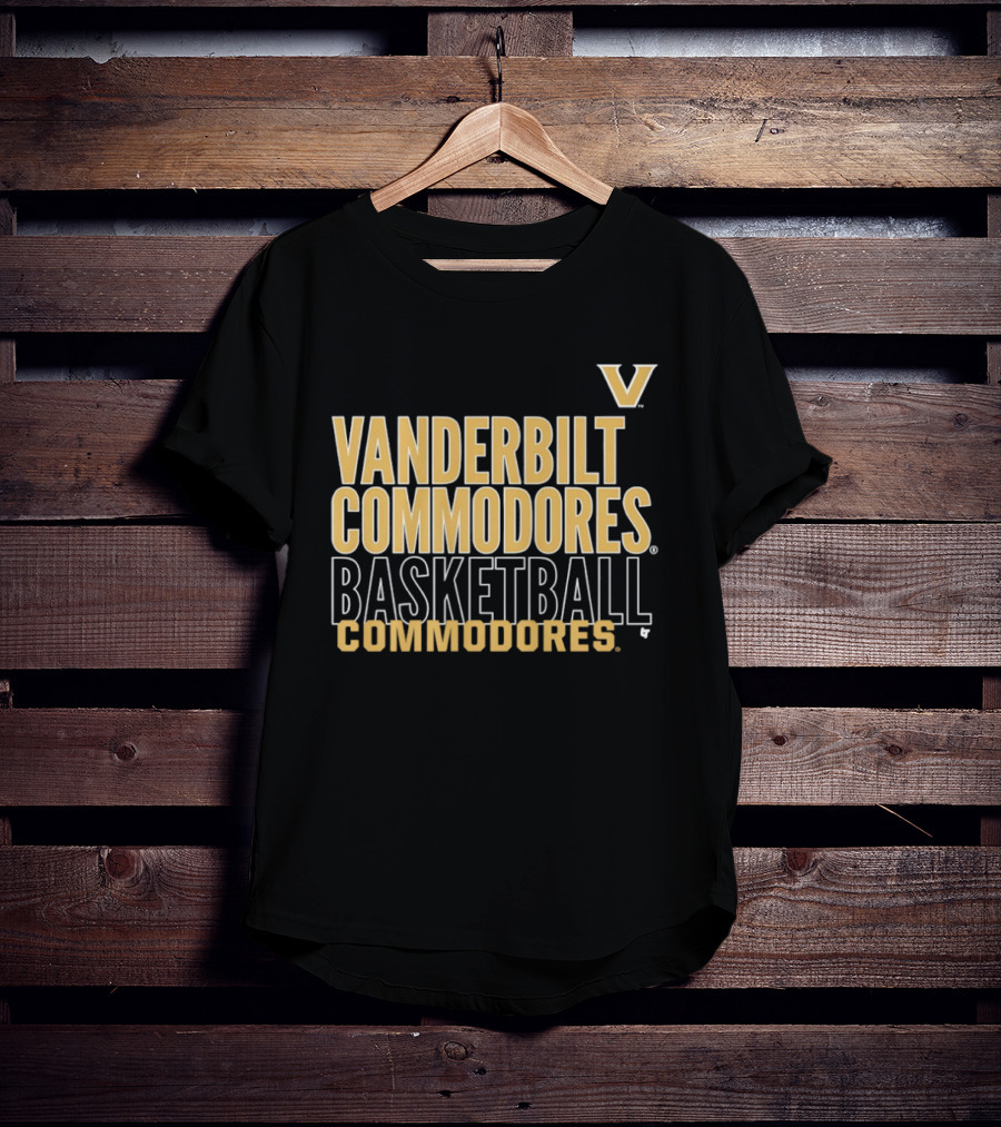 Vanderbilt Commodores Basketball Commodores V T-Shirt