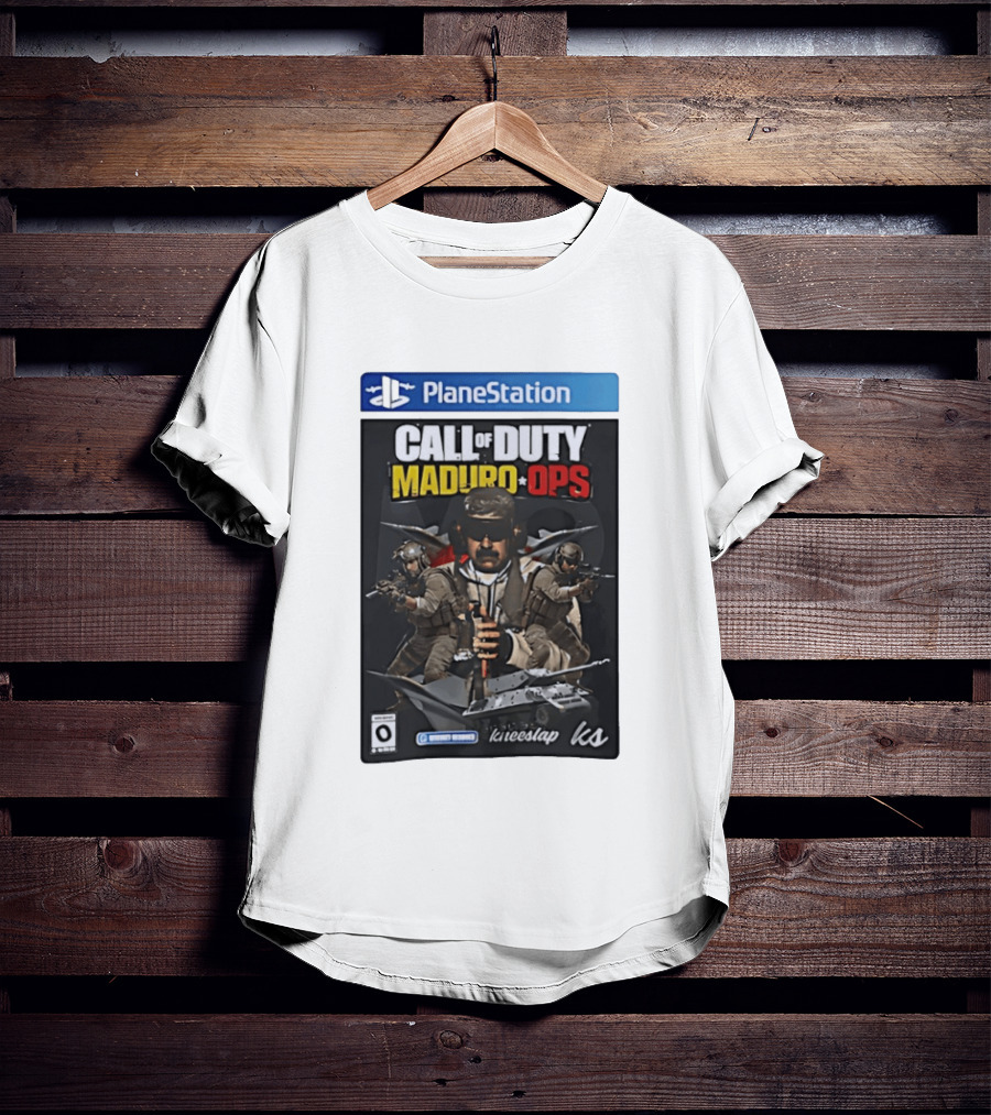 PlaneStation Call Of Duty Maduro Ops Kneeslap Ks Edition T-Shirt
