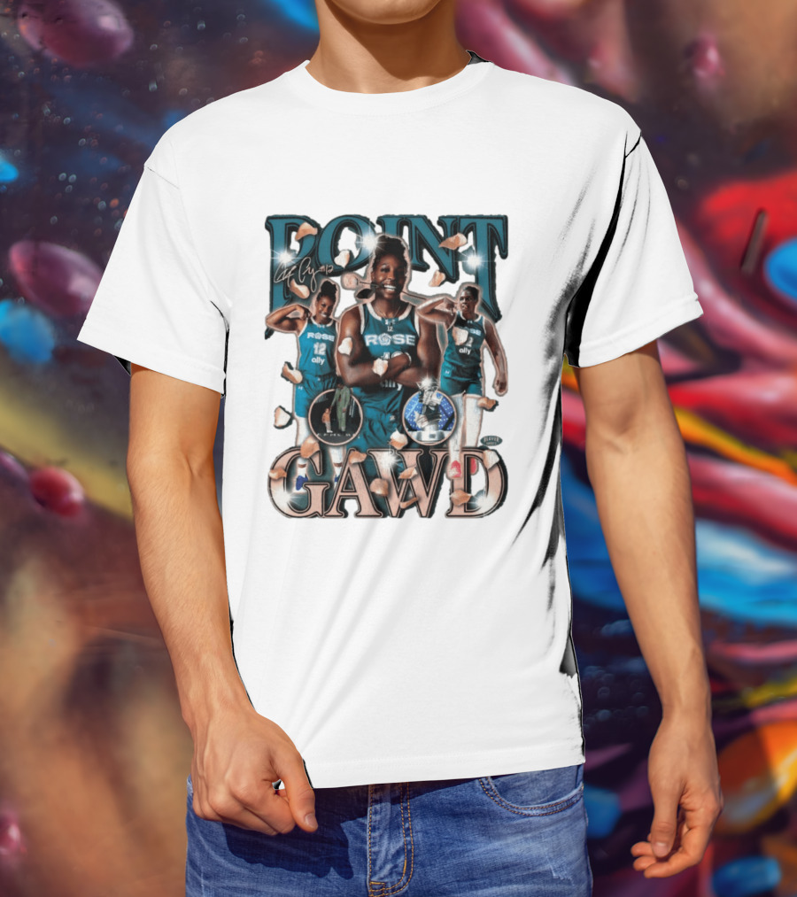 Chelsea Gray Point Gawd Rose Ally Basketball Player 12 T-Shirt