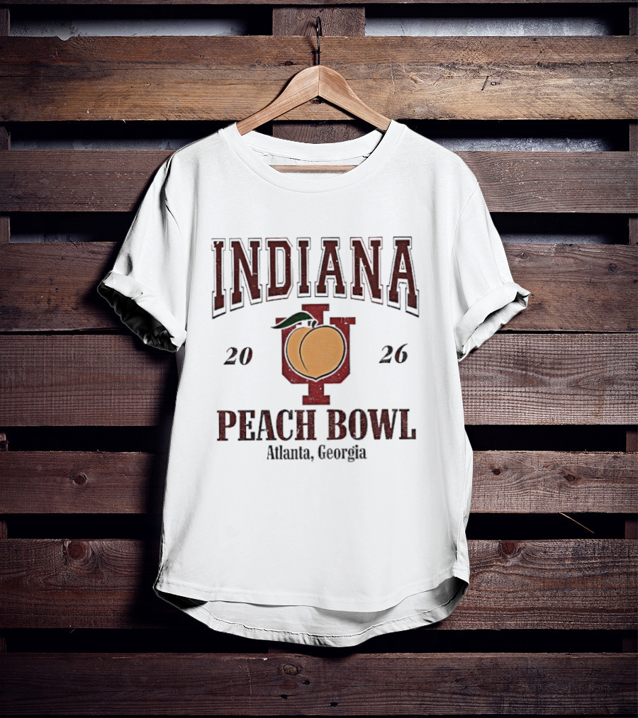 Indiana Peach Bowl IU 2026 Atlanta Georgia T-Shirt