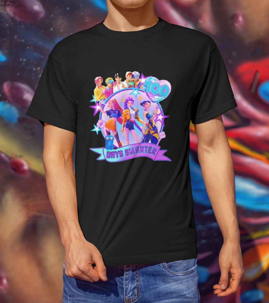 100 Days Smarter K Pop Stars Celebration T-Shirt
