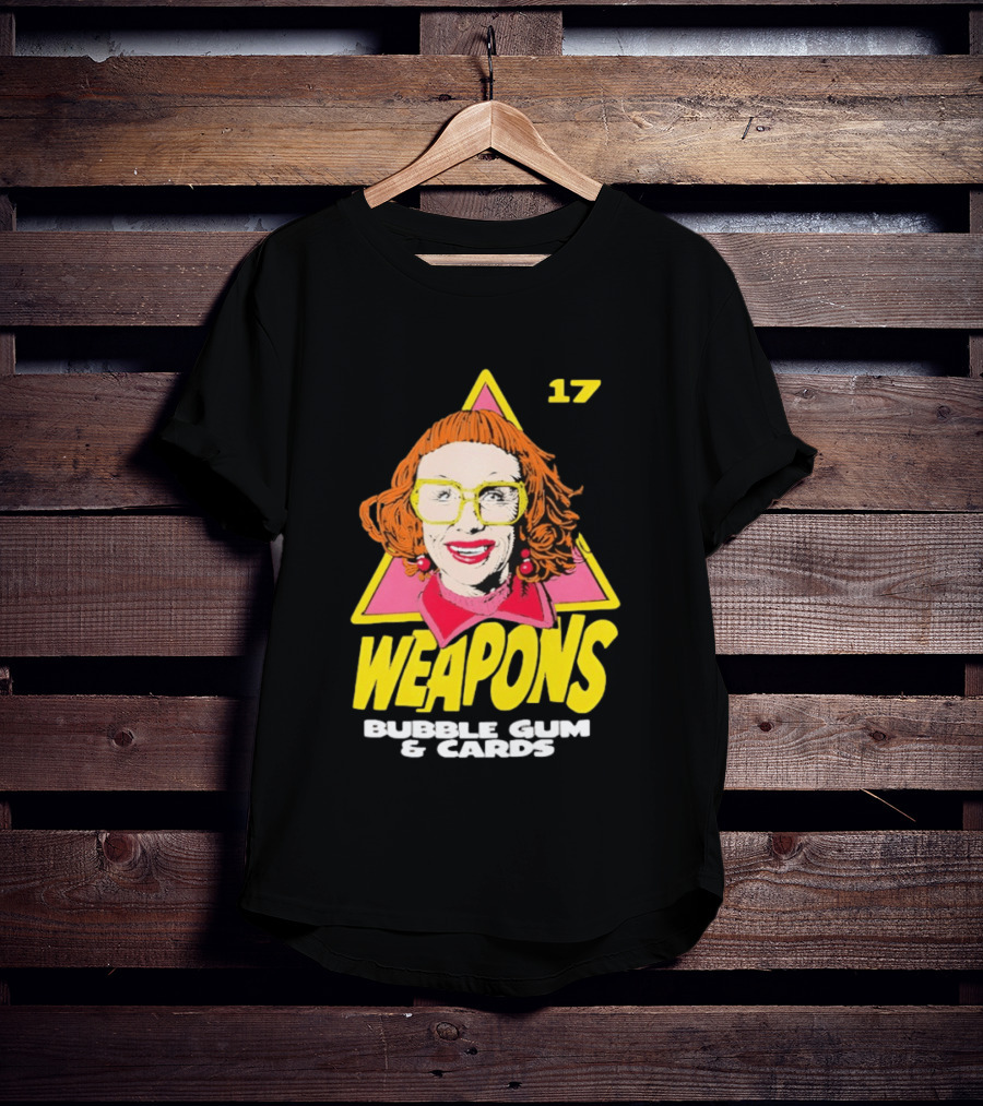 Aunt Gladys Weapons 17 Bubble Gum & Cards T-Shirt