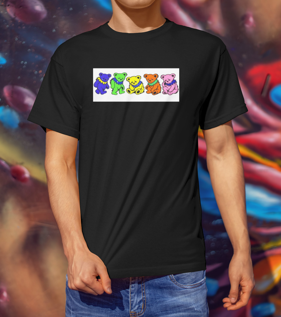 Grateful Dead Bears Crying Bob Weir Grateful Dad T-Shirt