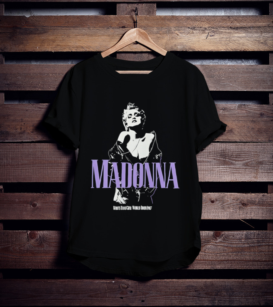 Madonna Bob Weir Image Overlay T-Shirt
