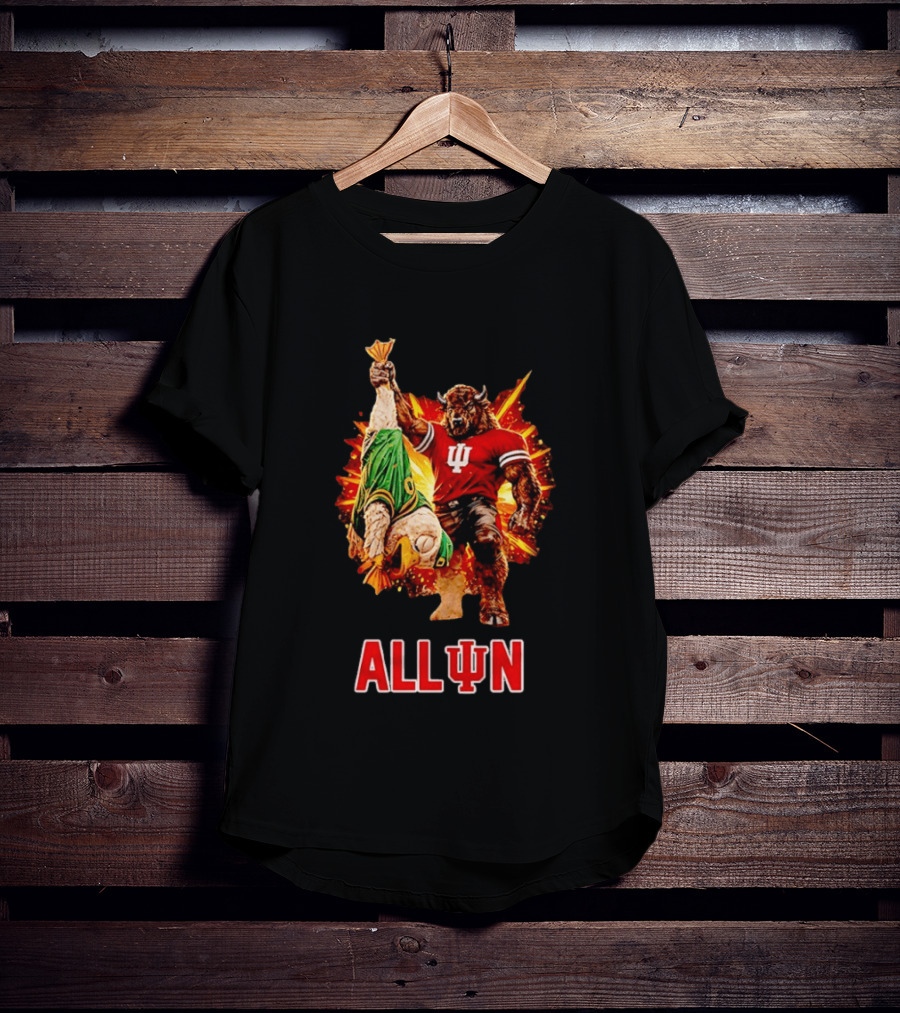 Indiana Hoosiers All In Victory Over Oregon Ducks T-Shirt