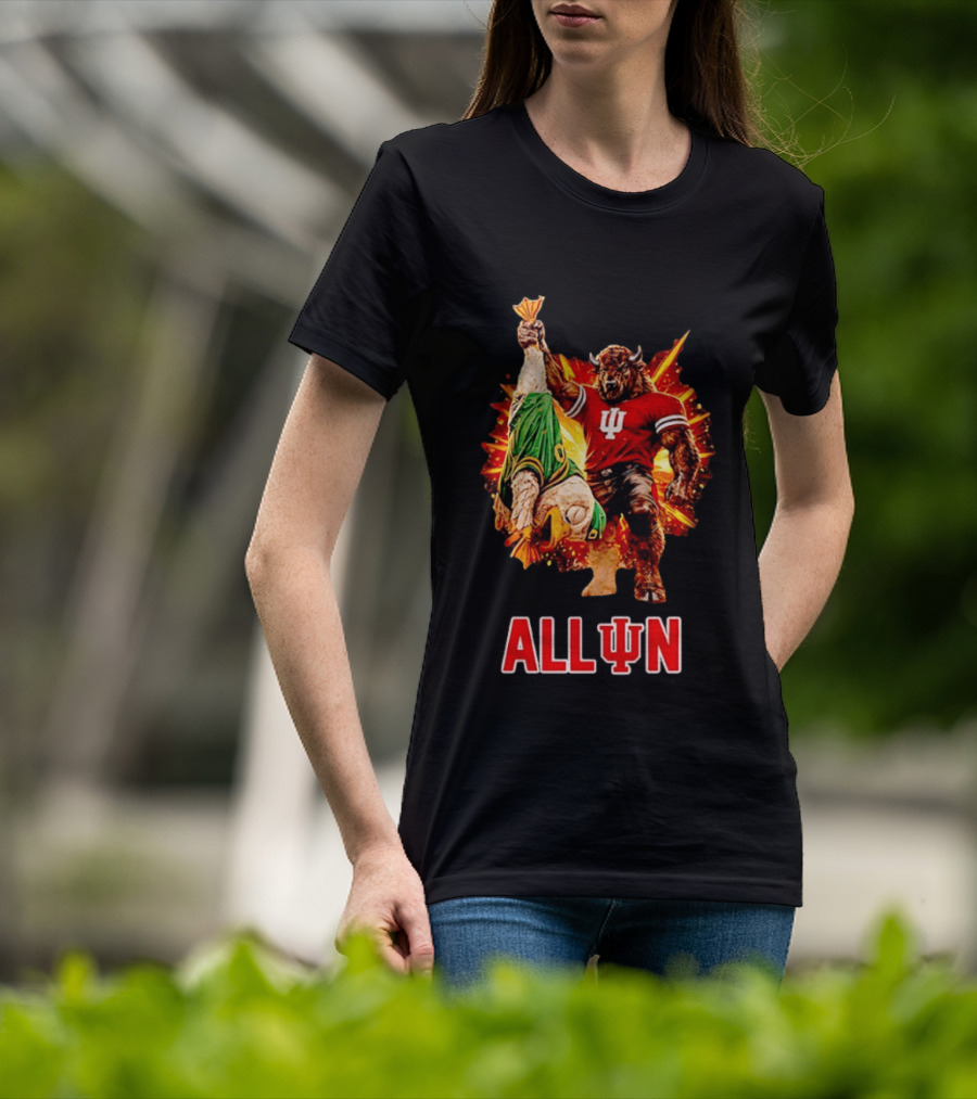 Indiana Hoosiers All In Victory Over Oregon Ducks T-Shirt