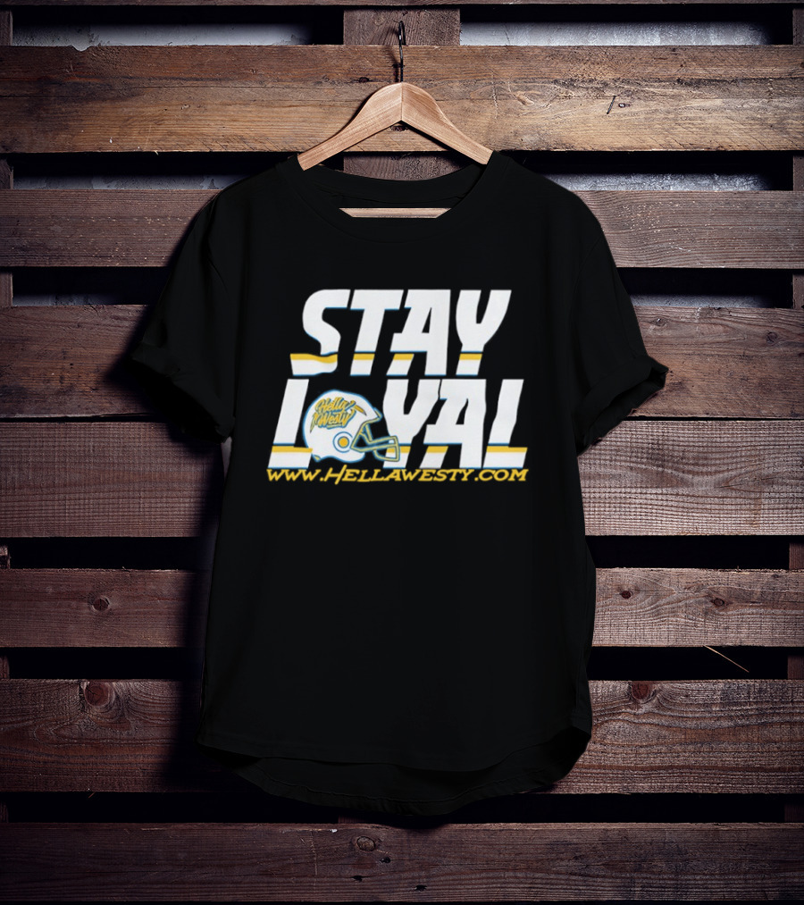 Los Angeles Chargers Stay Loyal Helmet T-Shirt