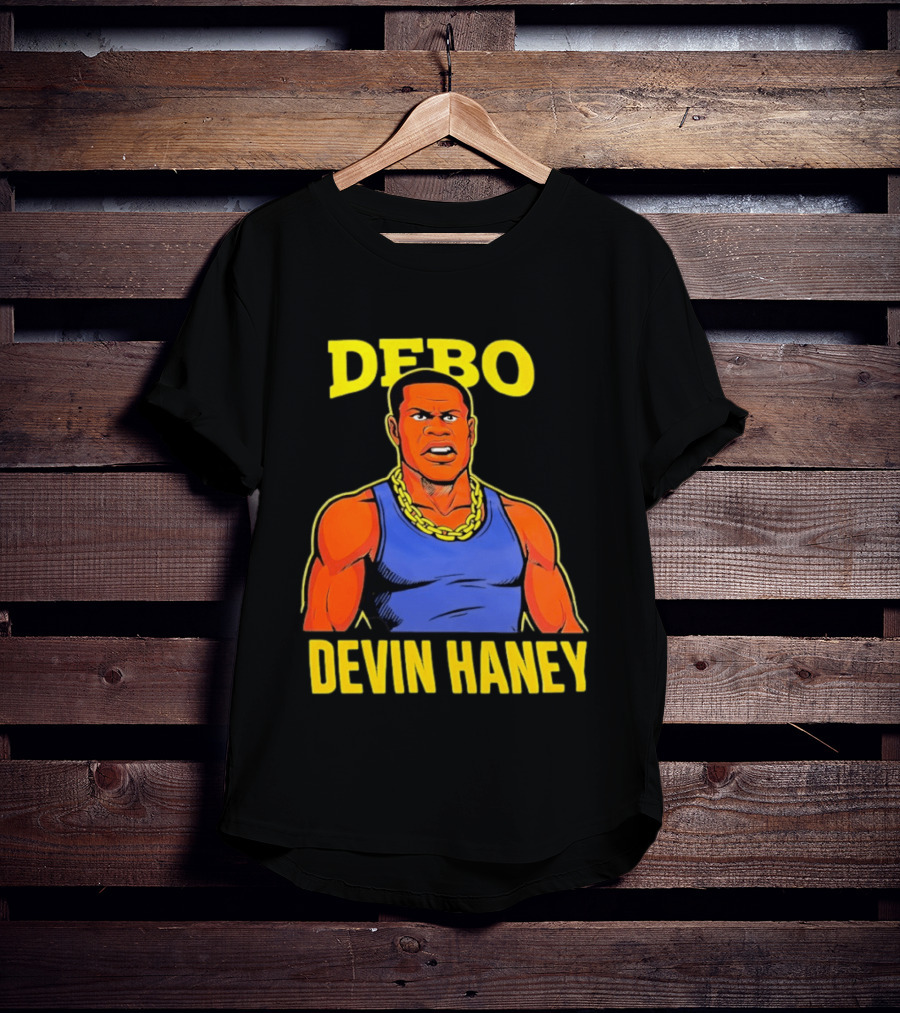 DEBO Devin Haney Cartoon Chain Bold T-Shirt