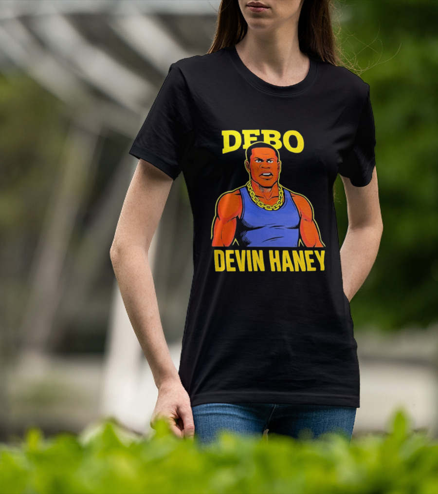 DEBO Devin Haney Cartoon Chain Bold T-Shirt