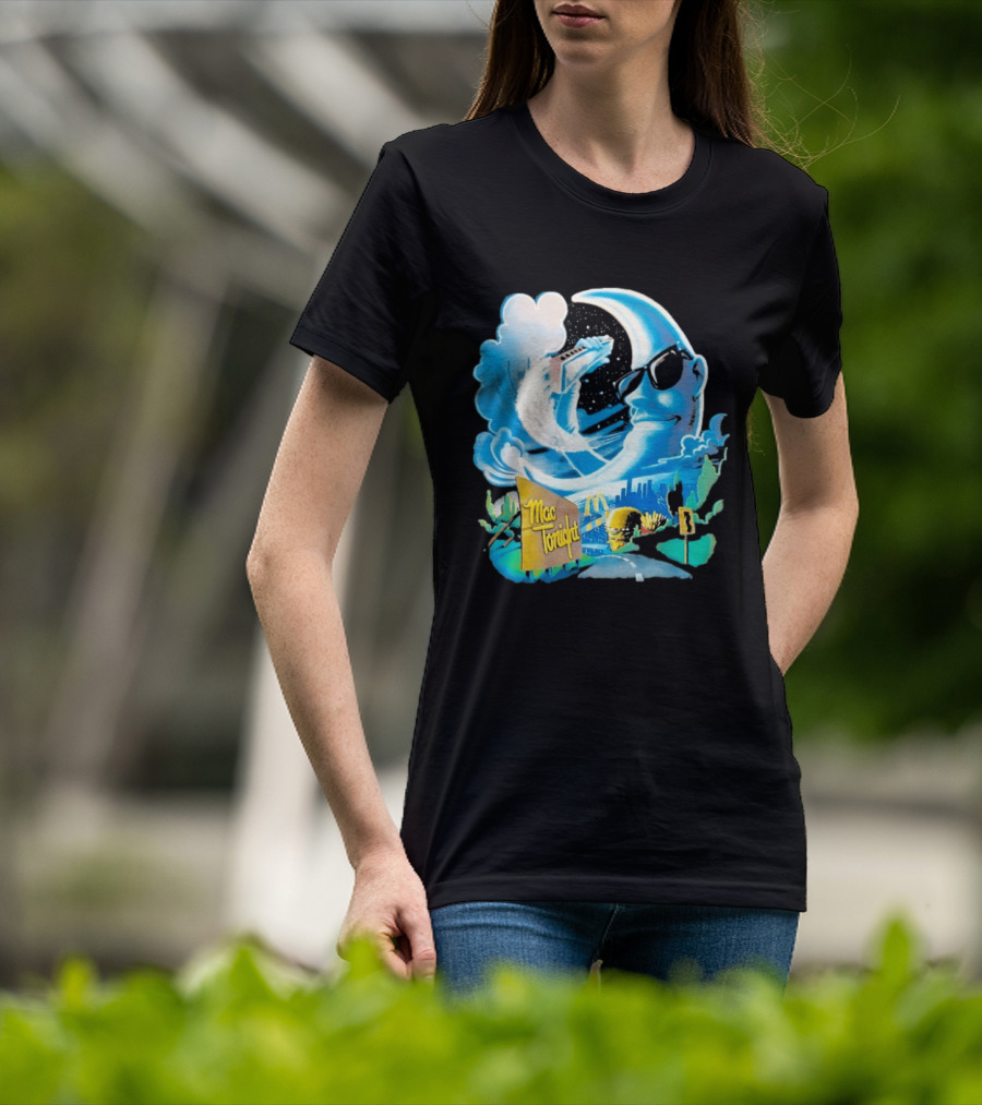 McDonald's Mac Tonight Moon Man Playing Piano Retro Nostalgia T-Shirt