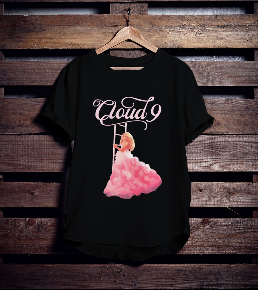 Megan Moroney Cloud 9 Tour Vintage Ladder Pink Dress T-Shirt