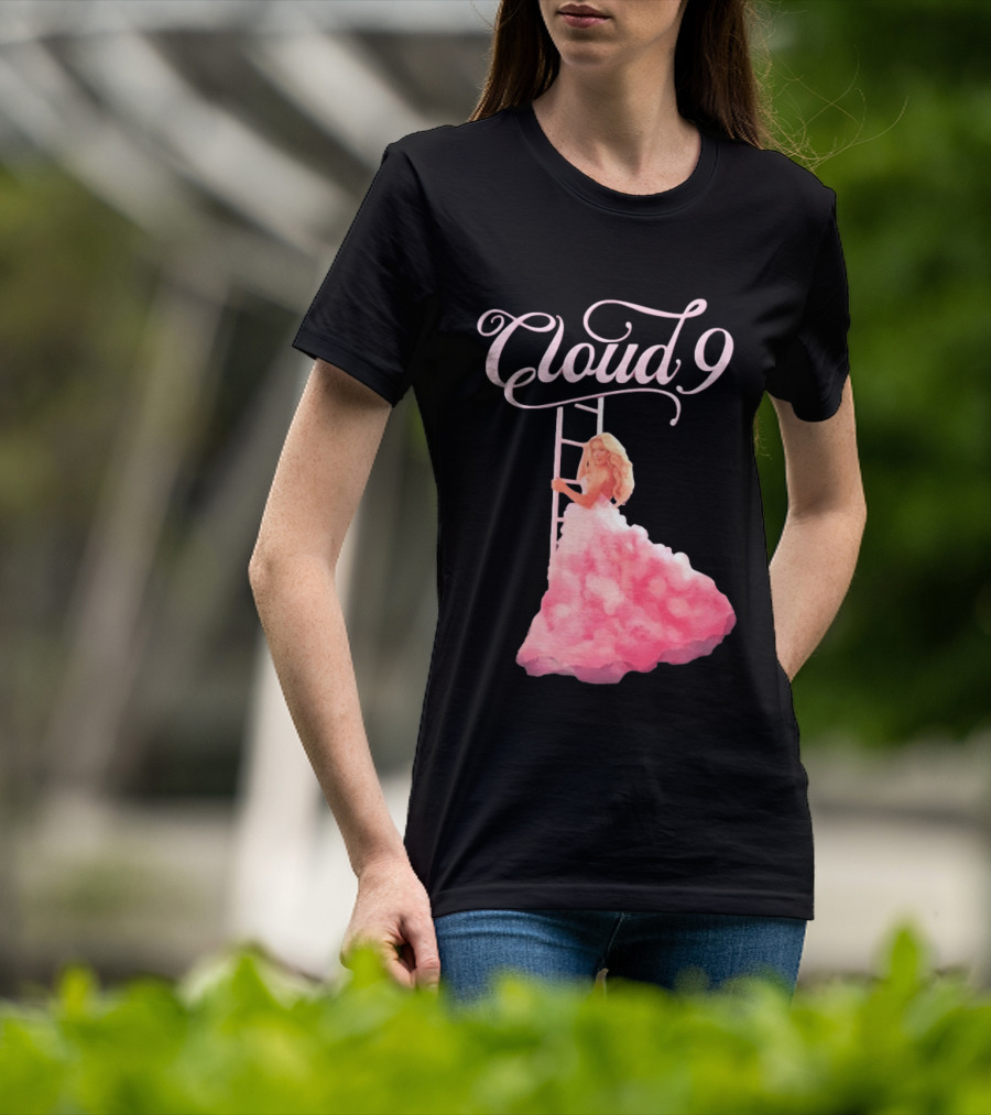Megan Moroney Cloud 9 Tour Vintage Ladder Pink Dress T-Shirt
