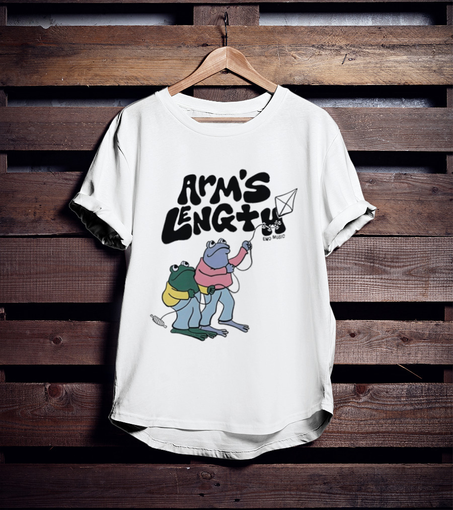 Arm's Length Frog And Toad Kite Emo Music T-Shirt