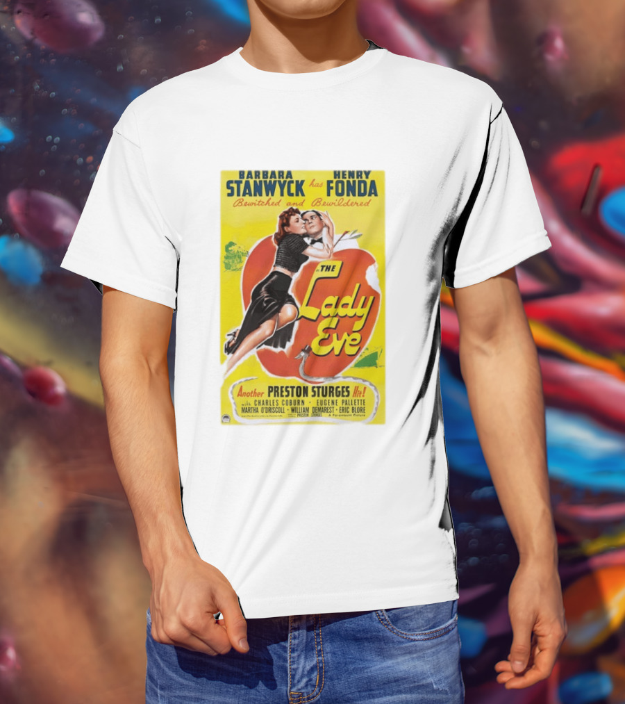 Barbara Stanwyck Henry Fonda The Lady Eve Bewitched Bewildered T-Shirt