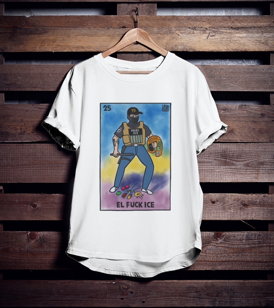 Police Ice Amazon Costume El Fck Ice Lalo Alcaraz 2023 PB T-Shirt