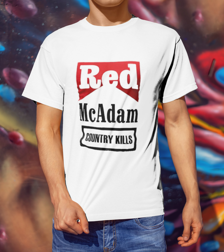 Red McAdam Country Kills Bold T-Shirt