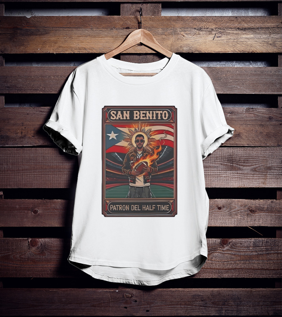 San Benito Patron Del Half Time Game Day Benito Bowl T-Shirt