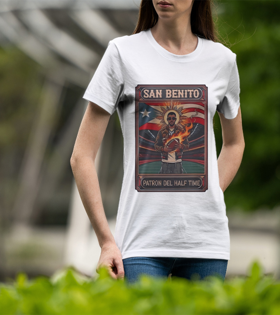 San Benito Patron Del Half Time Game Day Benito Bowl T-Shirt