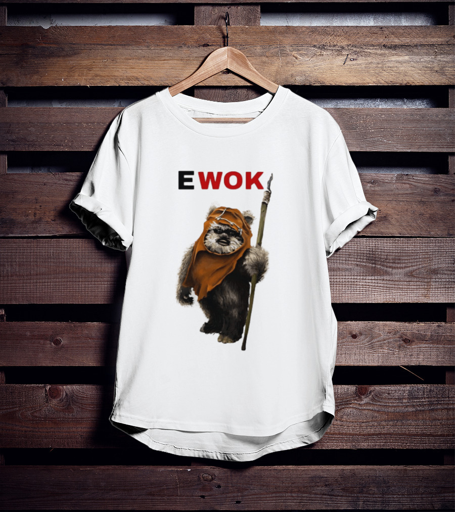 Ewok Wicket W Warrick Star Wars Character Iconic Film Creature T-Shirt