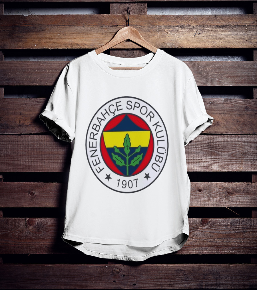 Fenerbahce Spor Kulubu 1907 Emblem With Classic Club Colors And Iconic Leaf T-Shirt