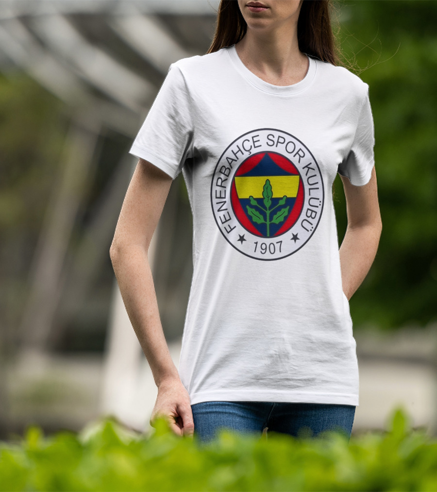 Fenerbahce Spor Kulubu 1907 Emblem With Classic Club Colors And Iconic Leaf T-Shirt
