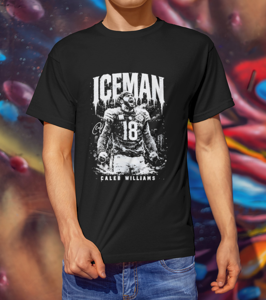 Caleb Williams Iceman 18 Football T-Shirt