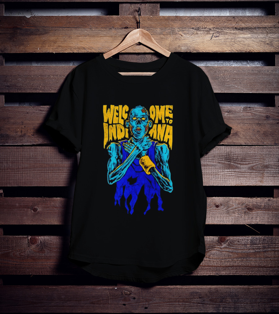 Welcome To Indiana Knick Killer Zombie T-Shirt