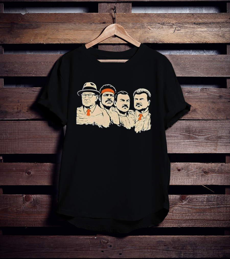Rushmore Bears Mike Ditka Coach Iconic Football History T-Shirt