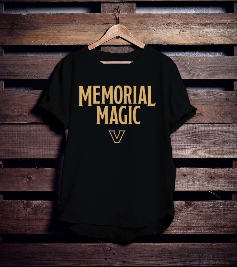 Vanderbilt Commodores Memorial Magic Basketball V T-Shirt