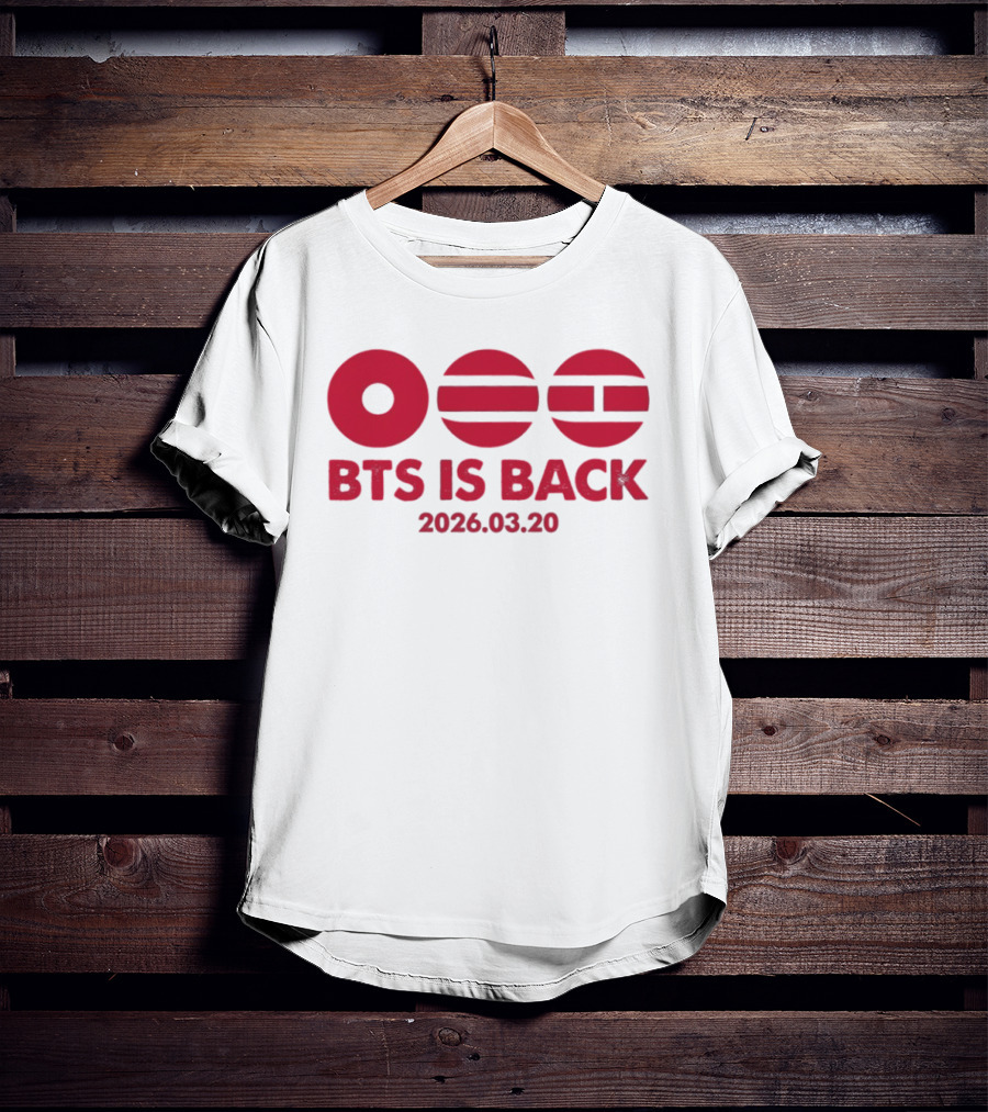 BTS Is Back 2026.03.20 Concert Event T-Shirt