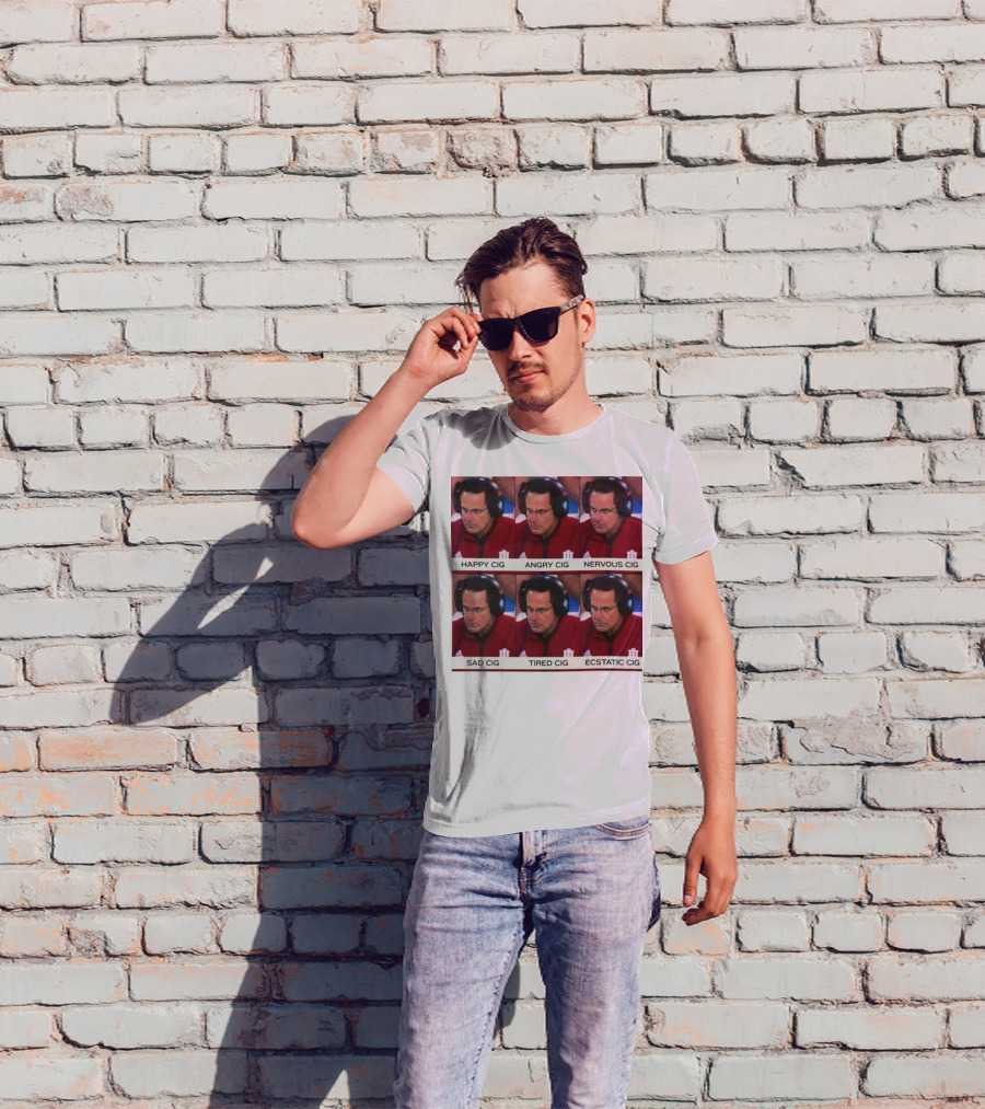 Coach Cignetti Happy Angry Nervous Sad Tired Ecstatic Meme T-Shirt