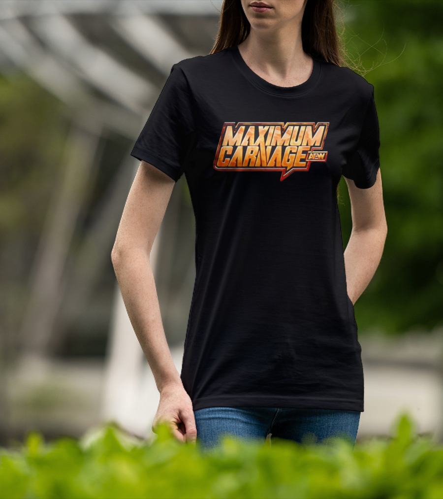 AEW Maximum Carnage 2026 Event Wrestling Promotion T-Shirt