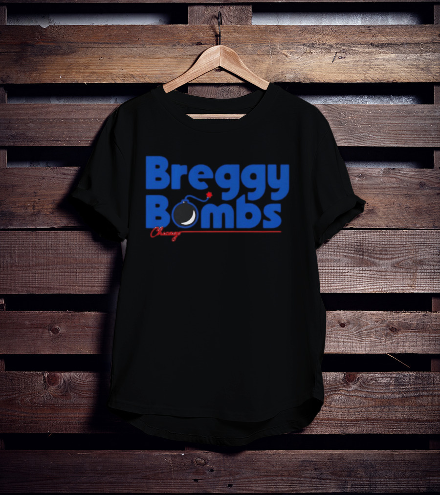Breggy Bombs Chicago Baseball Alex Bregman T-Shirt