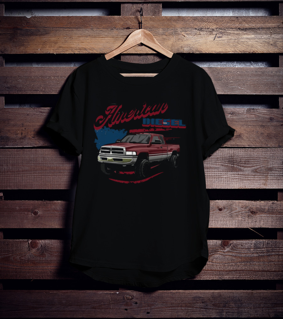 American Diesel 2nd Gen Ram Truck Vintage Style Pickup T-Shirt