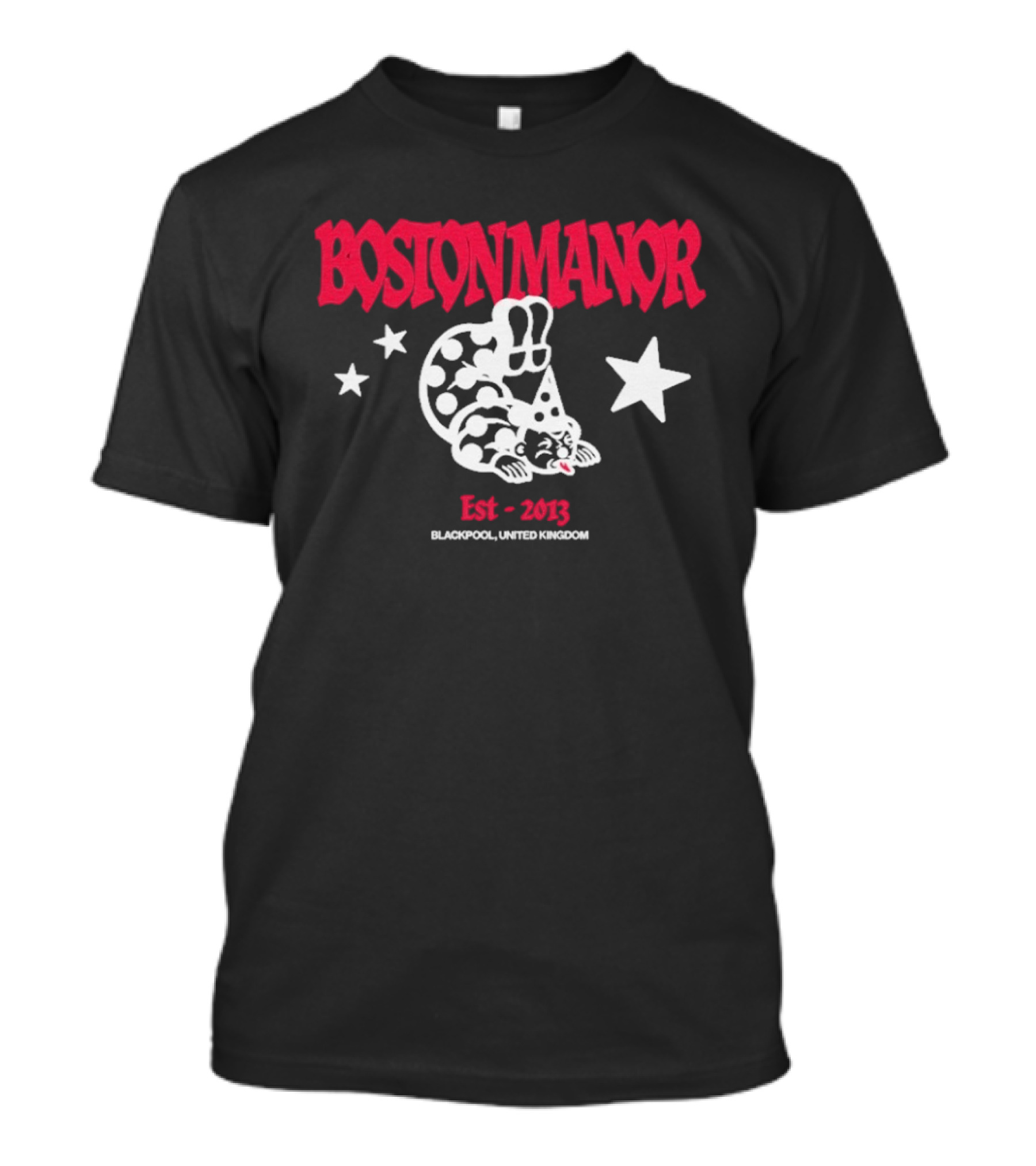 Boston Manor Clown Stars Blackpool United Kingdom Est 2013 T-Shirt