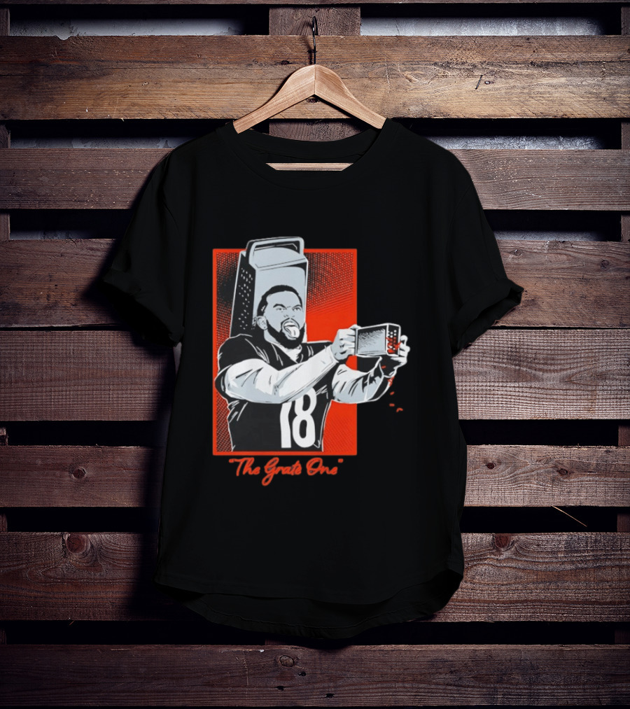 Caleb Williams The Grate One Sports Tribute With Cheese Grater T-Shirt