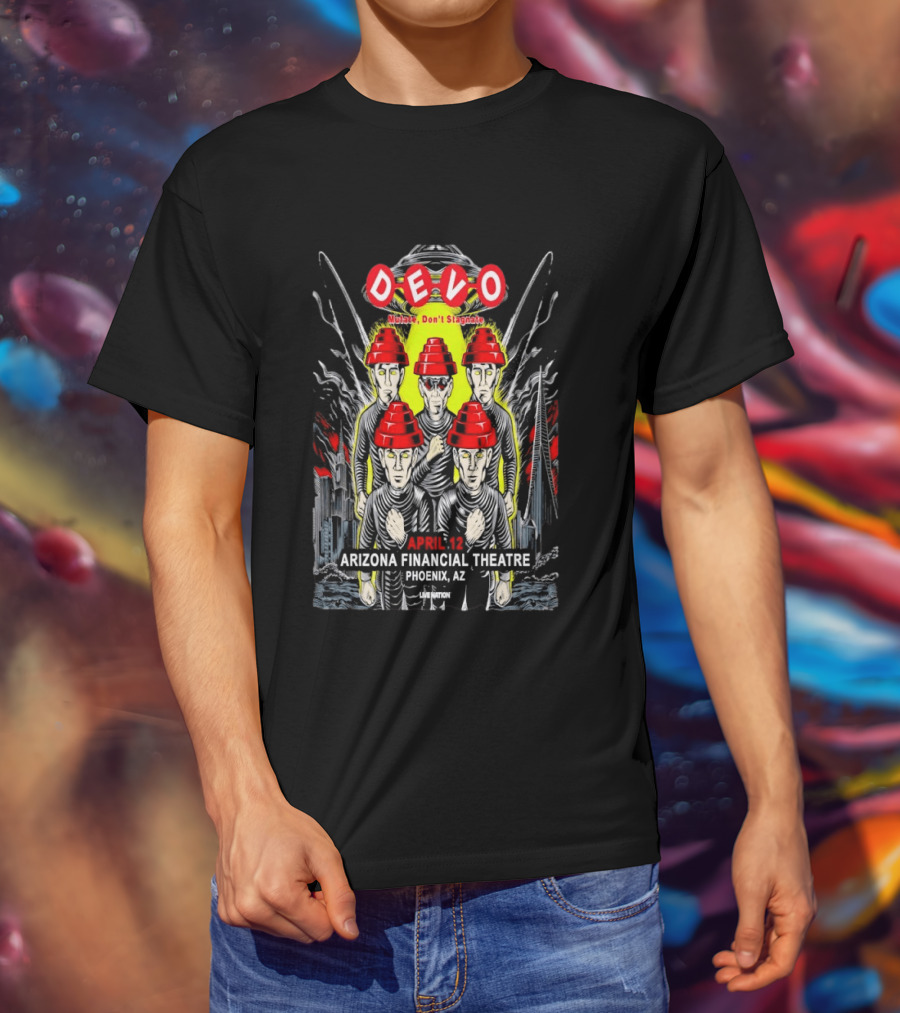 Devo Arizona Financial Theatre Phoenix April 12 Event 2026 T-Shirt
